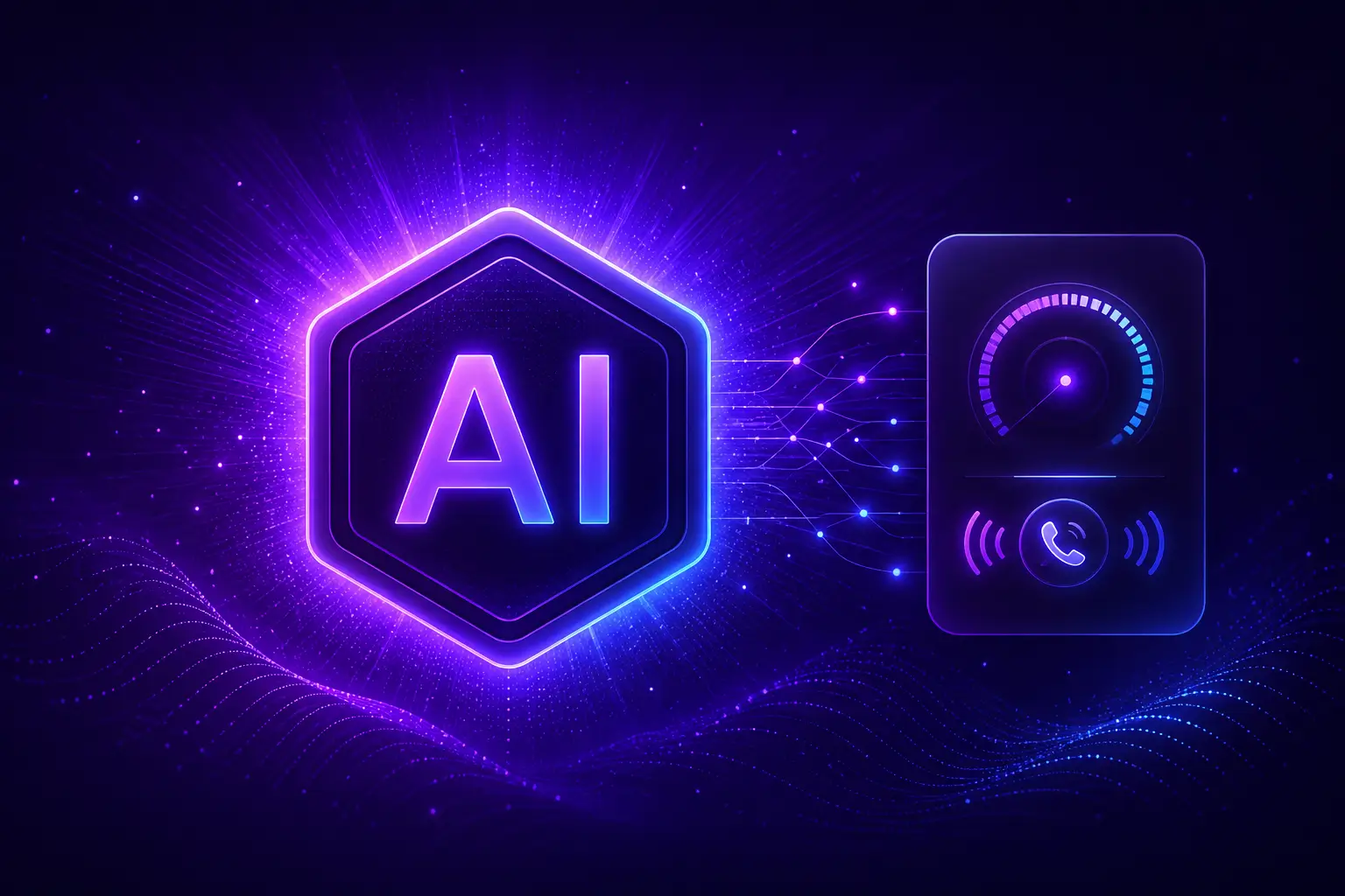 AI receptionist dashboard answering inbound calls automatically